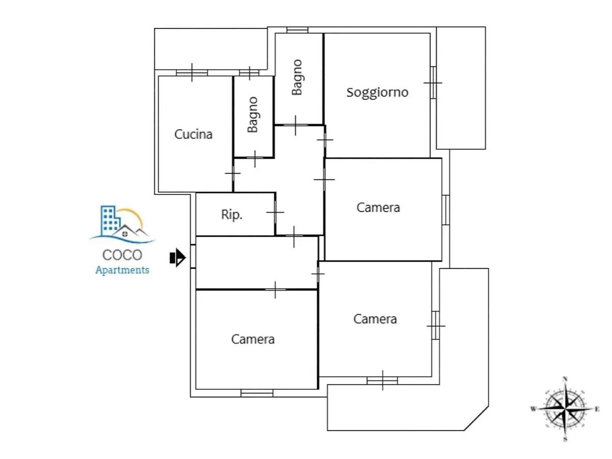 Coco Apartments Катания 0*,  Италия